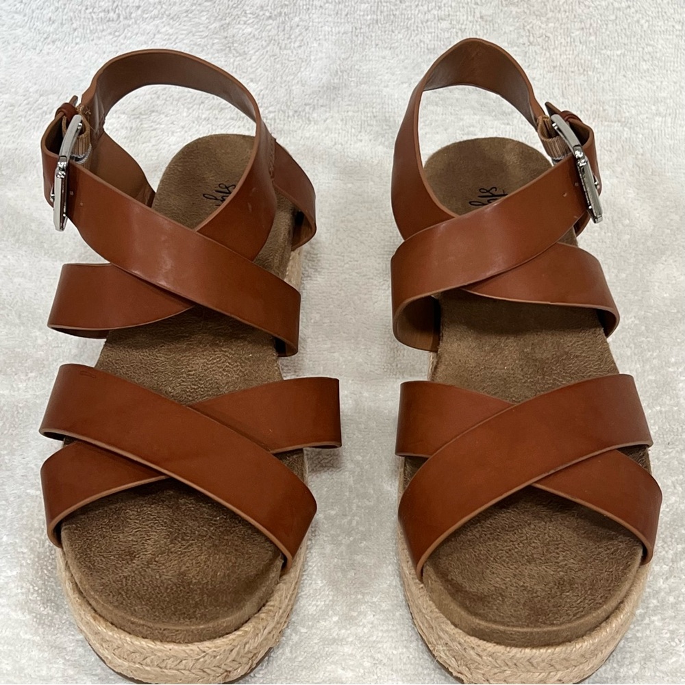 Style & Co. Tan Strappy Sandals